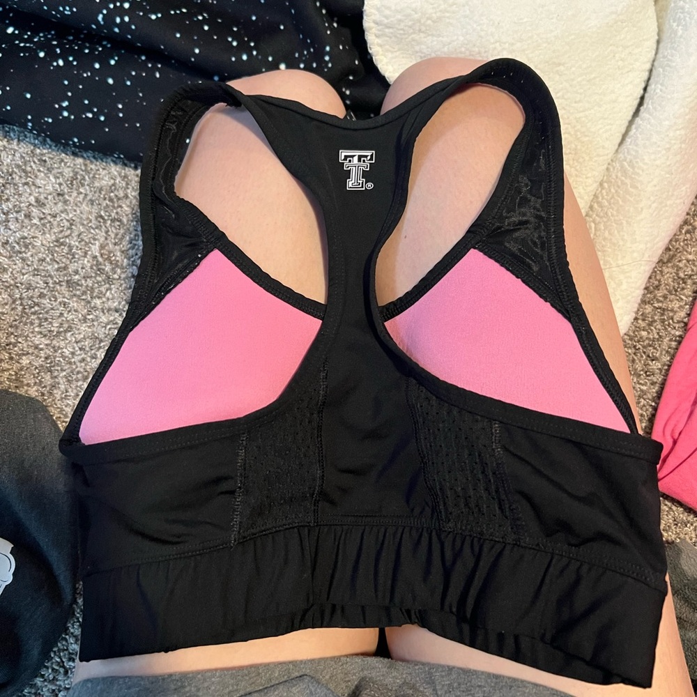 Victoria Secret Ultimate Texas Tech Sports Bra